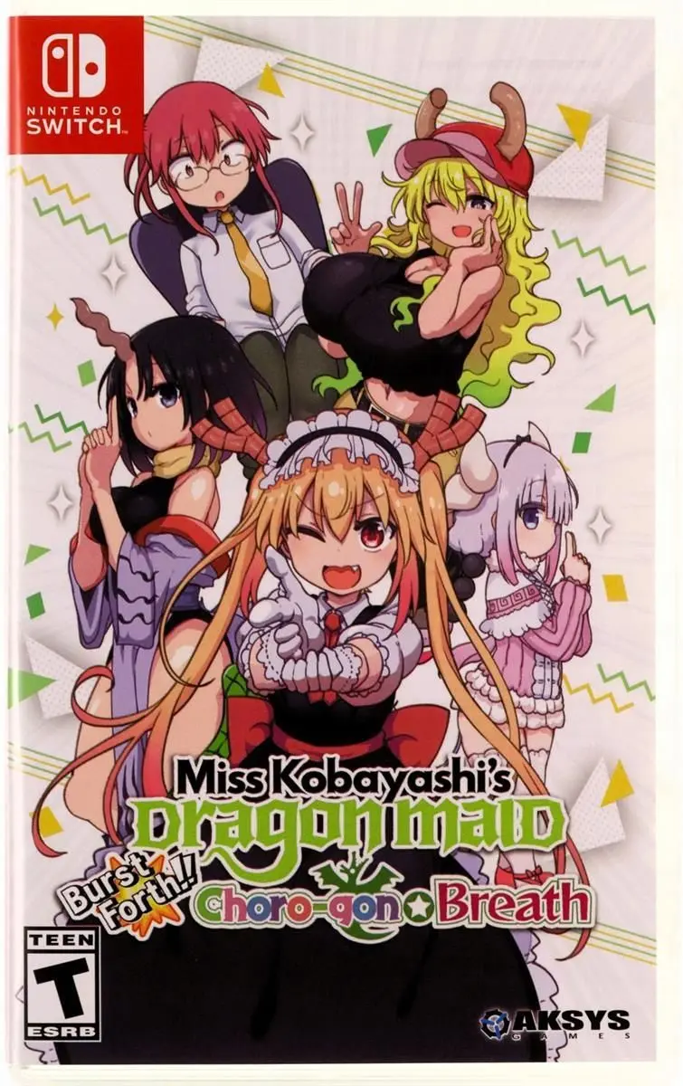 Okładka gry Miss Kobayashi's Dragon Maid: Burst Forth!! Choro-gon Breath na Nintendo Switch