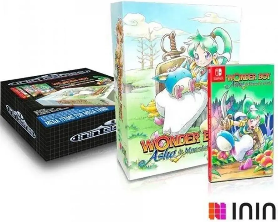Okładka gry Wonder Boy Asha in Monsterland Mega Collector's Edition na Nintendo Switch
