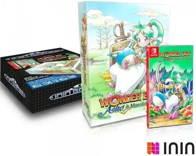Wonder Boy Asha in Monsterland Mega Collector's Edition Nintendo Switch okładka gry