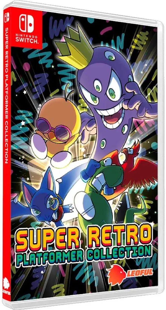 Okładka gry Super Retro Platformer Collection na Nintendo Switch