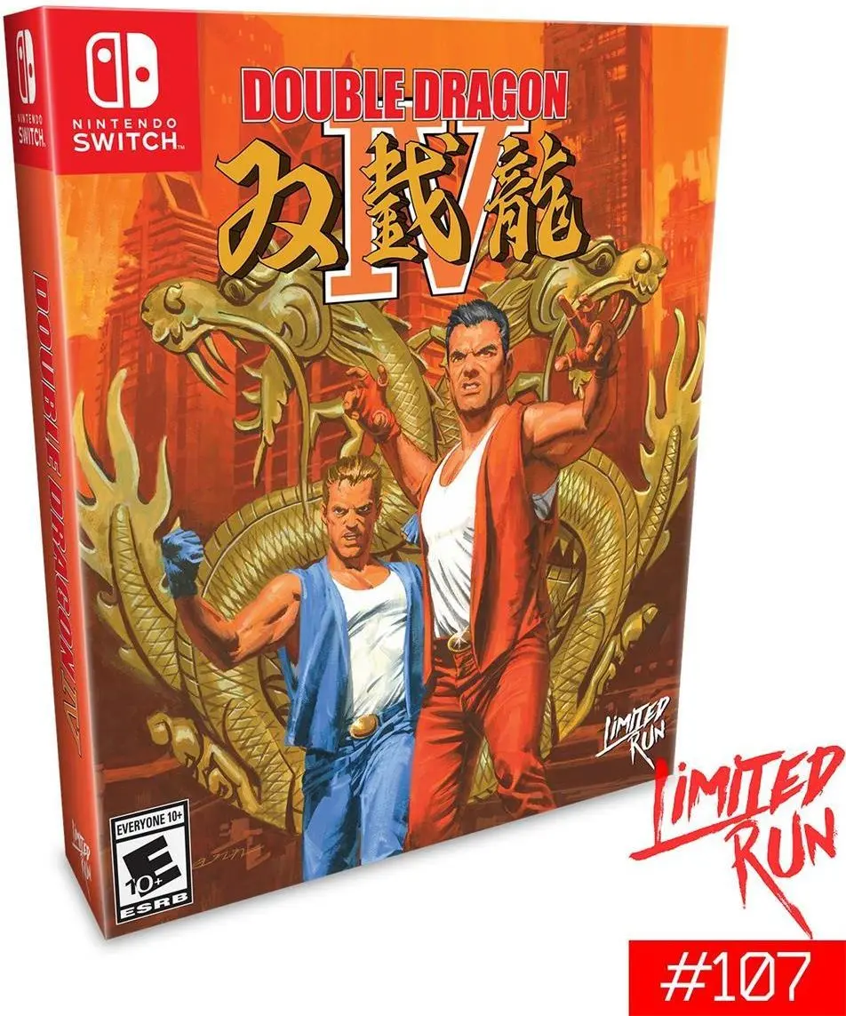 Okładka gry Double Dragon IV Classic Edition na Nintendo Switch