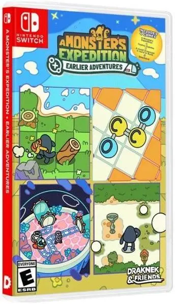 Okładka gry A Monster's Expedition + Earlier Adventures na Nintendo Switch