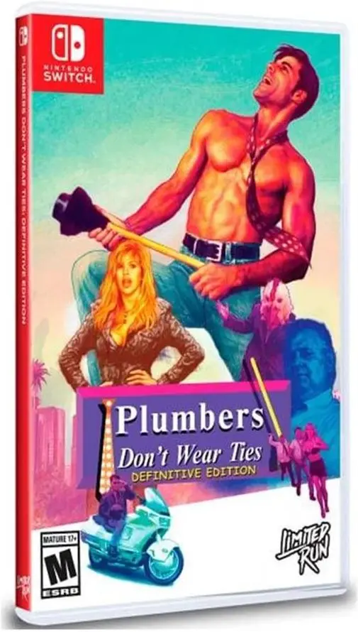 Okładka gry Plumbers Don't Wear Ties Definitive Edition na Nintendo Switch