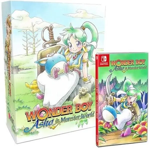 Okładka gry Wonder Boy Asha in Monster World Collectors Edition na Nintendo Switch