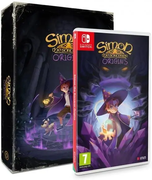 Okładka gry Simon the Sorcerer Origins Special Edition na Nintendo Switch