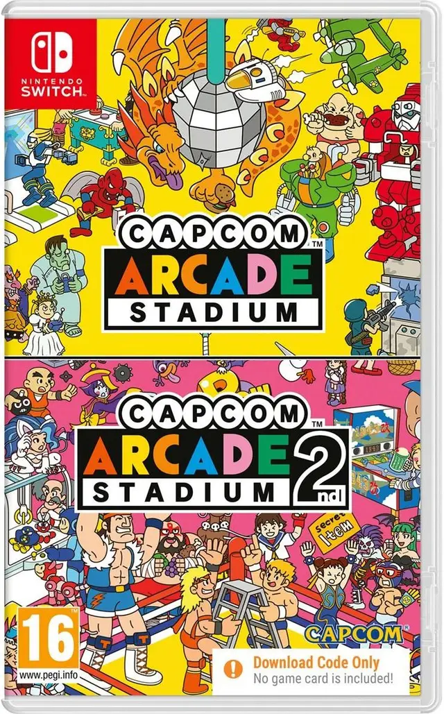 Capcom Arcade Stadium 1 and 2 Nintendo Switch okładka gry