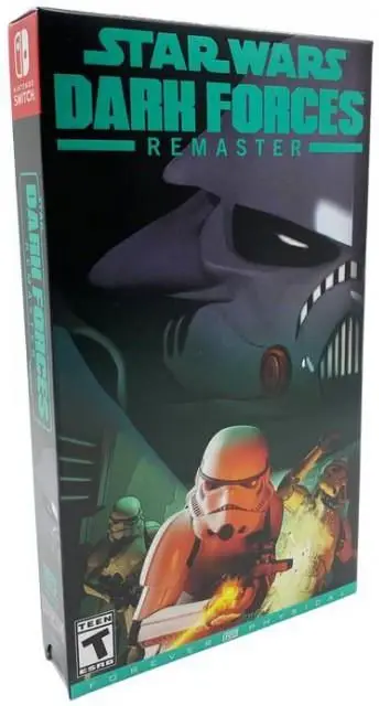 Star Wars Dark Forces Remaster VHS Edition Nintendo Switch okładka gry
