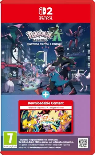 Okładka gry Pokémon Legends: Z-A + Mega Dimension na Nintendo Switch 2 Okładka gry Pokémon Legends: Z-A + Mega Dimension na Nintendo Switch 2