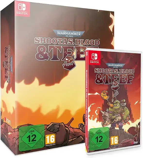 Warhammer 40000: Shootas, Blood and Teef Edycja kolekcjonerska Nintendo Switch okładka gry