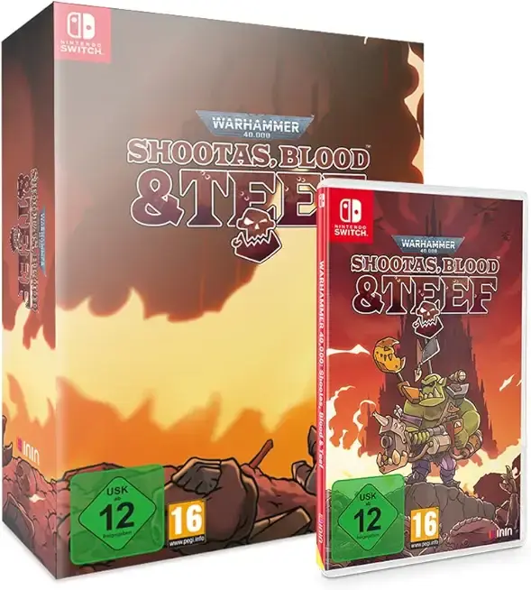 Warhammer 40000: Shootas, Blood and Teef Edycja kolekcjonerska Nintendo Switch okładka gry