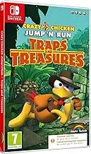 Crazy Chicken: Traps And Treasures Nintendo Switch okładka gry