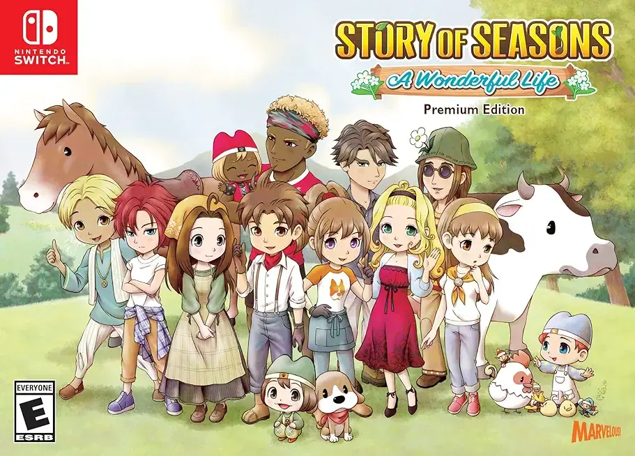Okładka gry Story of Seasons: A Wonderful Life Premium Edition na Nintendo Switch Okładka gry Story of Seasons: A Wonderful Life Premium Edition na Nintendo Switch