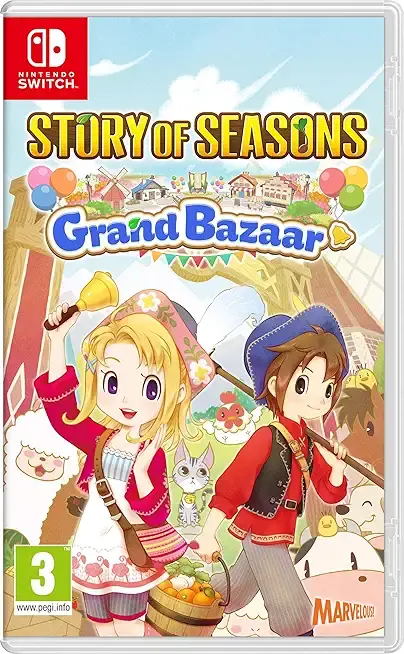 Story of Seasons: Grand Bazaar Nintendo Switch okładka gry