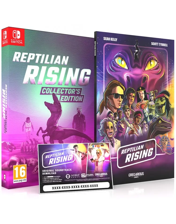 Reptilian Rising Collector's Edition Nintendo Switch okładka gry