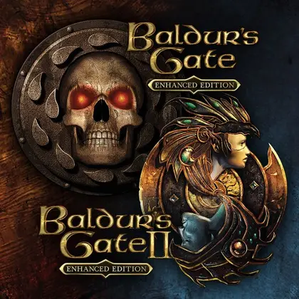 Baldur's Gate and Baldur's Gate II: Enhanced Editions Nintendo Switch okładka gry