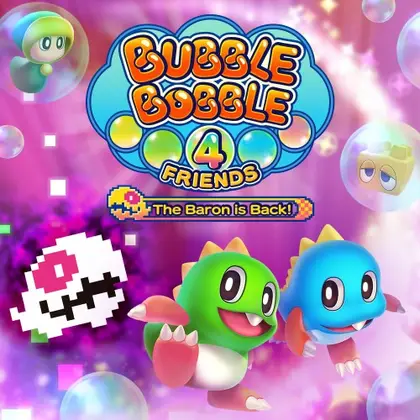 Bubble Bobble 4 Friends: The Baron is Back! Nintendo Switch okładka gry