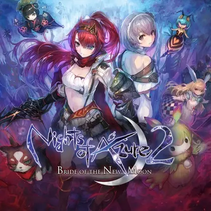 Nights of Azure 2: Bride of the New Moon Nintendo Switch okładka gry