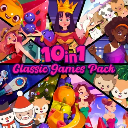 10 in 1 Classic Games Pack Nintendo Switch okładka gry