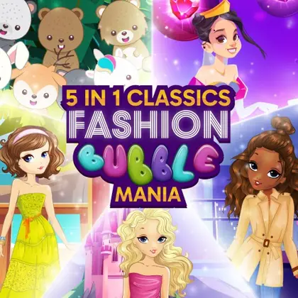 5 in 1 Classics: Fashion Bubble Mania Nintendo Switch okładka gry