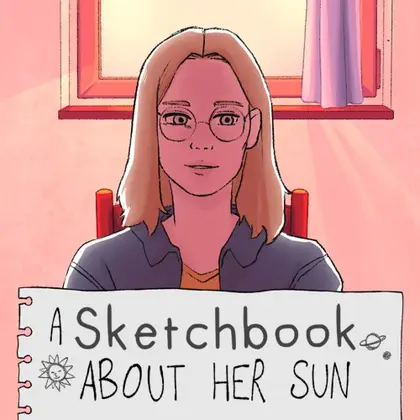 A Sketchbook About Her Sun Nintendo Switch okładka gry