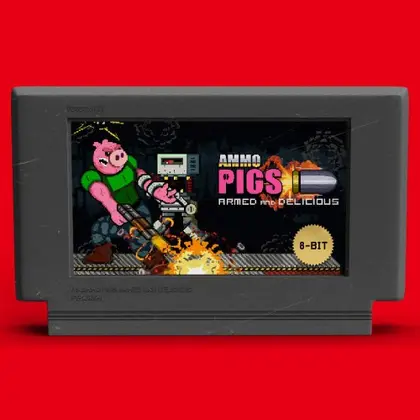 Ammo Pigs: Armed and Delicious Nintendo Switch okładka gry
