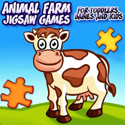 Animal Farm Jigsaw Games for Toddlers, Babies and Kids Nintendo Switch okładka gry