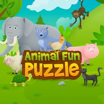 Animal Fun Puzzle - Preschool and kindergarten learning and fun game for toddlers and kids Nintendo Switch okładka gry