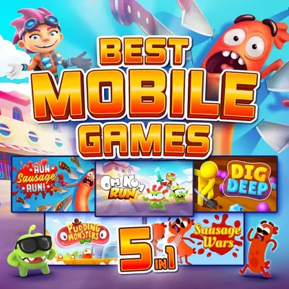 Best Mobile Games 5-in-1 Nintendo Switch okładka gry