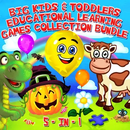 BIG Kids & Toddlers Educational Learning Games Collection Bundle 5-in-1 Nintendo Switch okładka gry