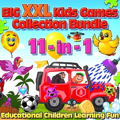 Big XXL Kids Games Collection Bundle 11-in-1 Educational Children Learning Fun Nintendo Switch okładka gry