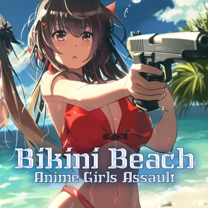 Bikini Beach: Anime Girls Assault Nintendo Switch okładka gry