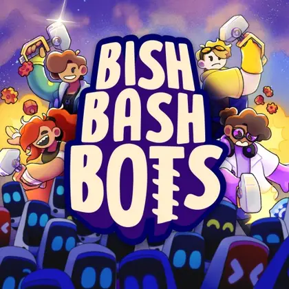 Bish Bash Bots Nintendo Switch okładka gry