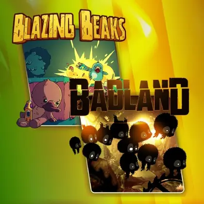 Blazing Beaks + Badland Game of the Year Edition Nintendo Switch okładka gry