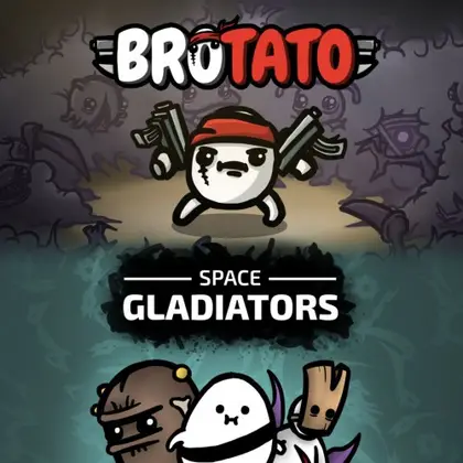 Brotato + Space Gladiators Bundle Nintendo Switch okładka gry