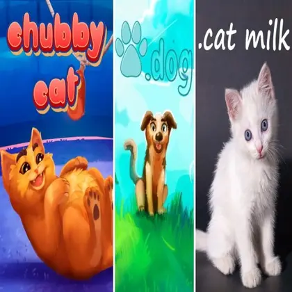 Bundle: 2 cats + 1 dog Nintendo Switch okładka gry