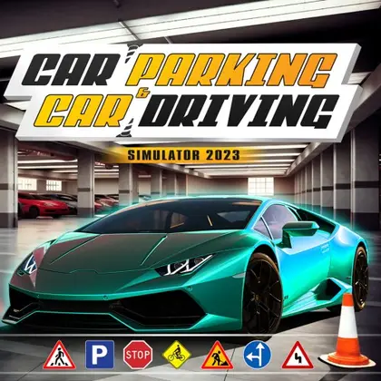 Car Parking & Car Driving Simulator 2023 Nintendo Switch okładka gry