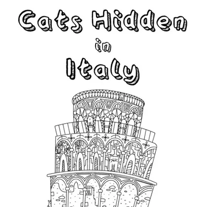 Cats Hidden in Italy Nintendo Switch okładka gry
