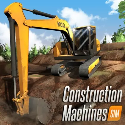 Construction Machines SIM: Bridges, buildings and constructor trucks simulator Nintendo Switch okładka gry