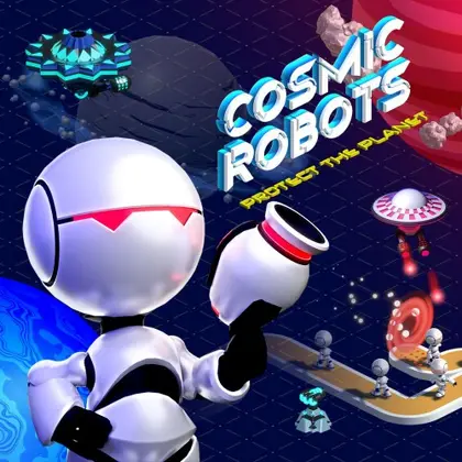 Cosmic Robots Nintendo Switch okładka gry