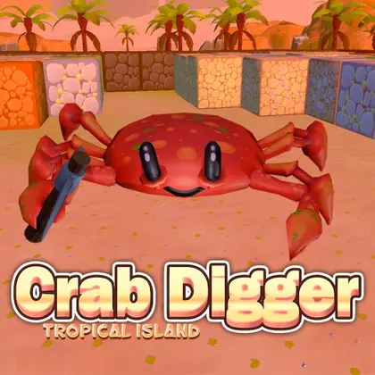 Crab Digger TROPICAL ISLAND Nintendo Switch okładka gry