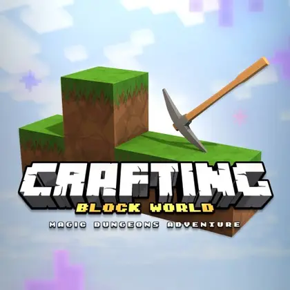 Crafting Block World: Magic Dungeons Adventure Nintendo Switch okładka gry