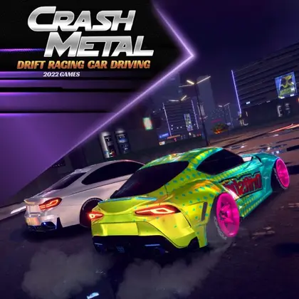 CrashMetal - Drift Racing Car Driving Simulator 2022 Games Nintendo Switch okładka gry