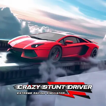 Crazy Stunt Driver: Extreme Racing Simulator Nintendo Switch okładka gry