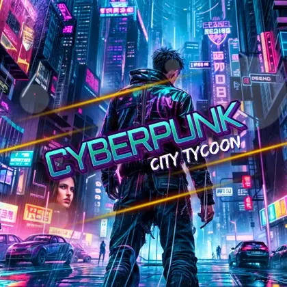 Cyberpunk City Tycoon Nintendo Switch okładka gry