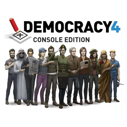 Democracy 4: Console Edition Nintendo Switch okładka gry