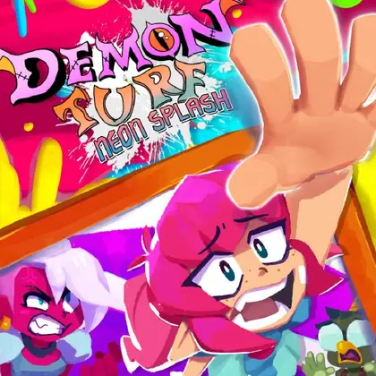 Demon Turf: Neon Splash Nintendo Switch okładka gry