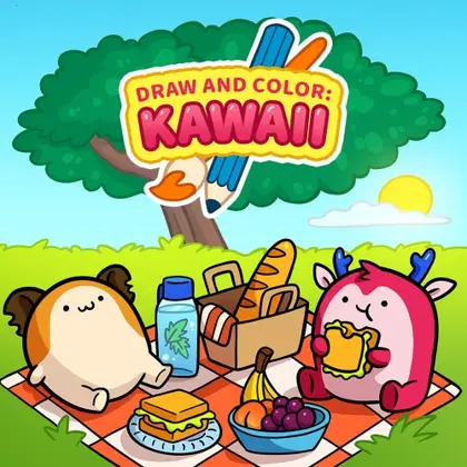 DRAW AND COLOR: KAWAII Nintendo Switch okładka gry