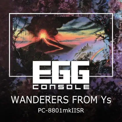 EGGCONSOLE WANDERERS FROM Ys PC-8801mkIISR Nintendo Switch okładka gry