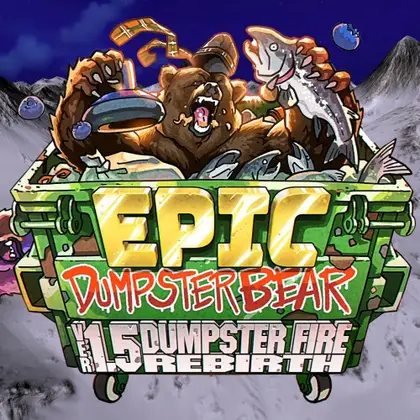 Epic Dumpster Bear 1.5 DX: Dumpster Fire Rebirth Nintendo Switch okładka gry