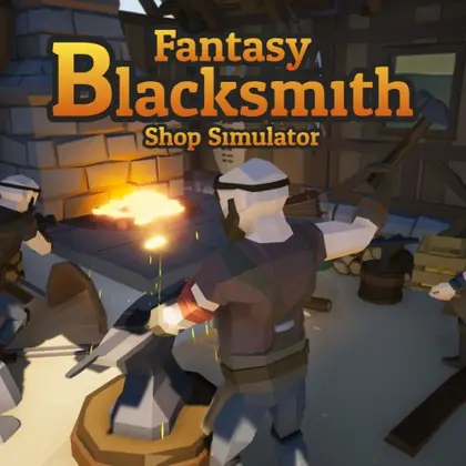 Fantasy Blacksmith Shop Simulator Nintendo Switch okładka gry